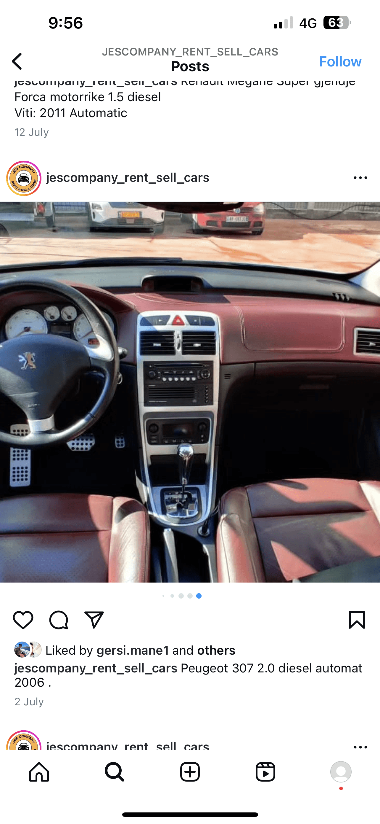 Peugeot 3008 for rent