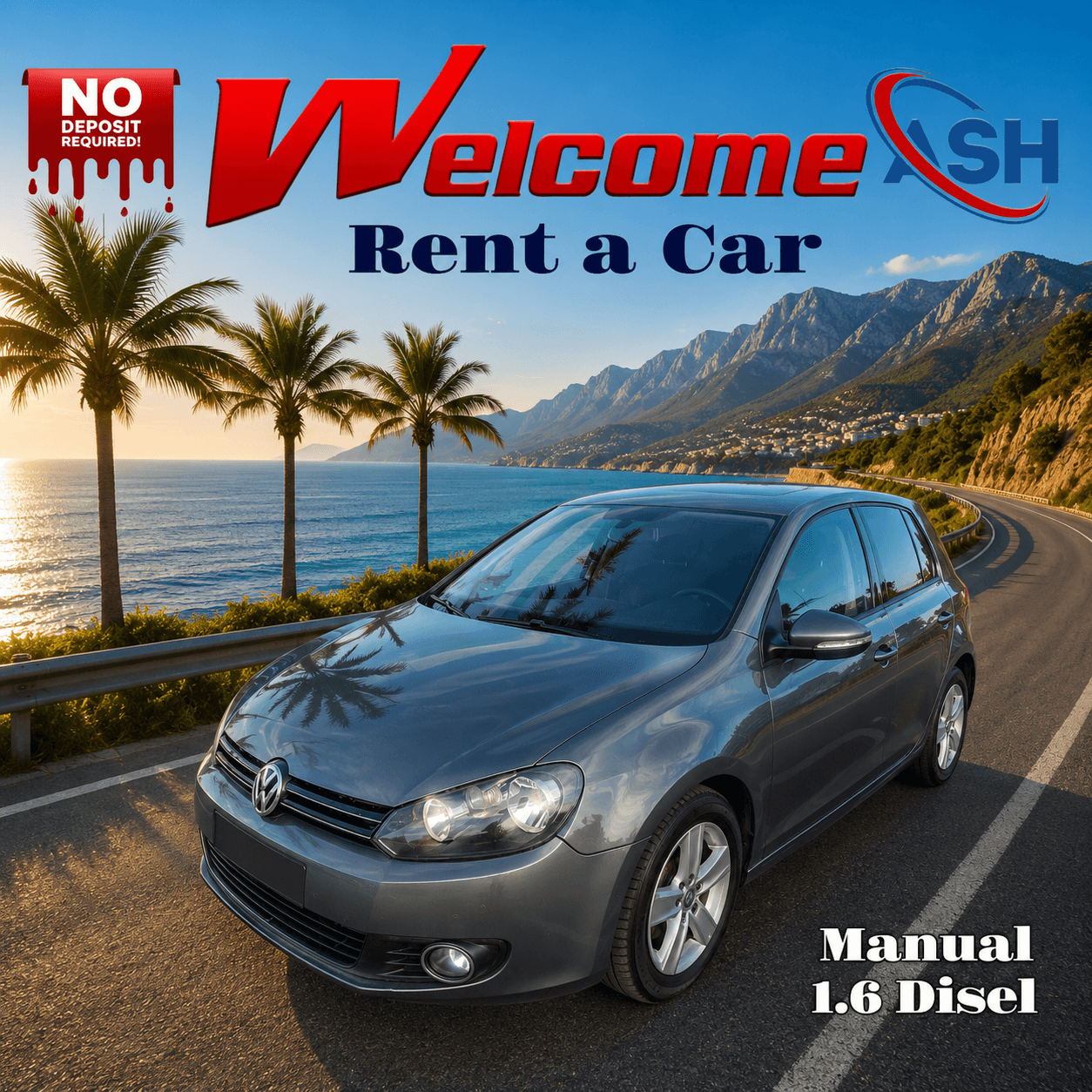 Volkswagen Golf for rent