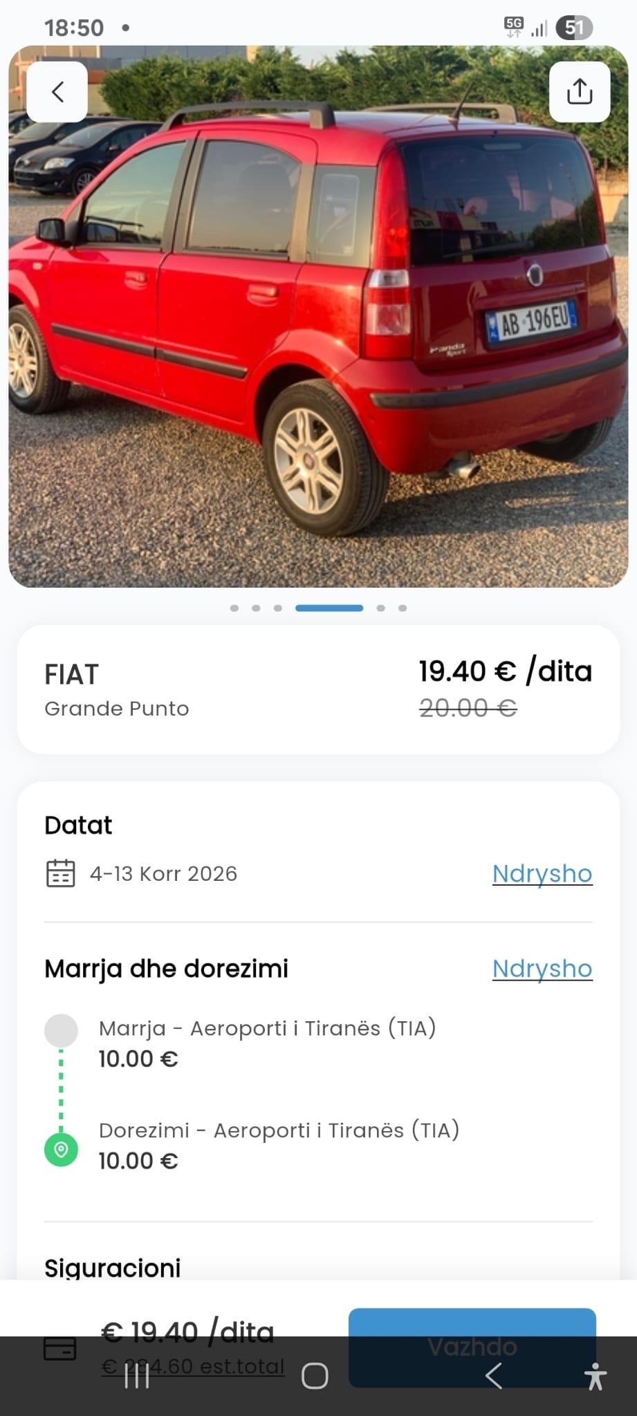 Alfa Romeo Giulia for rent